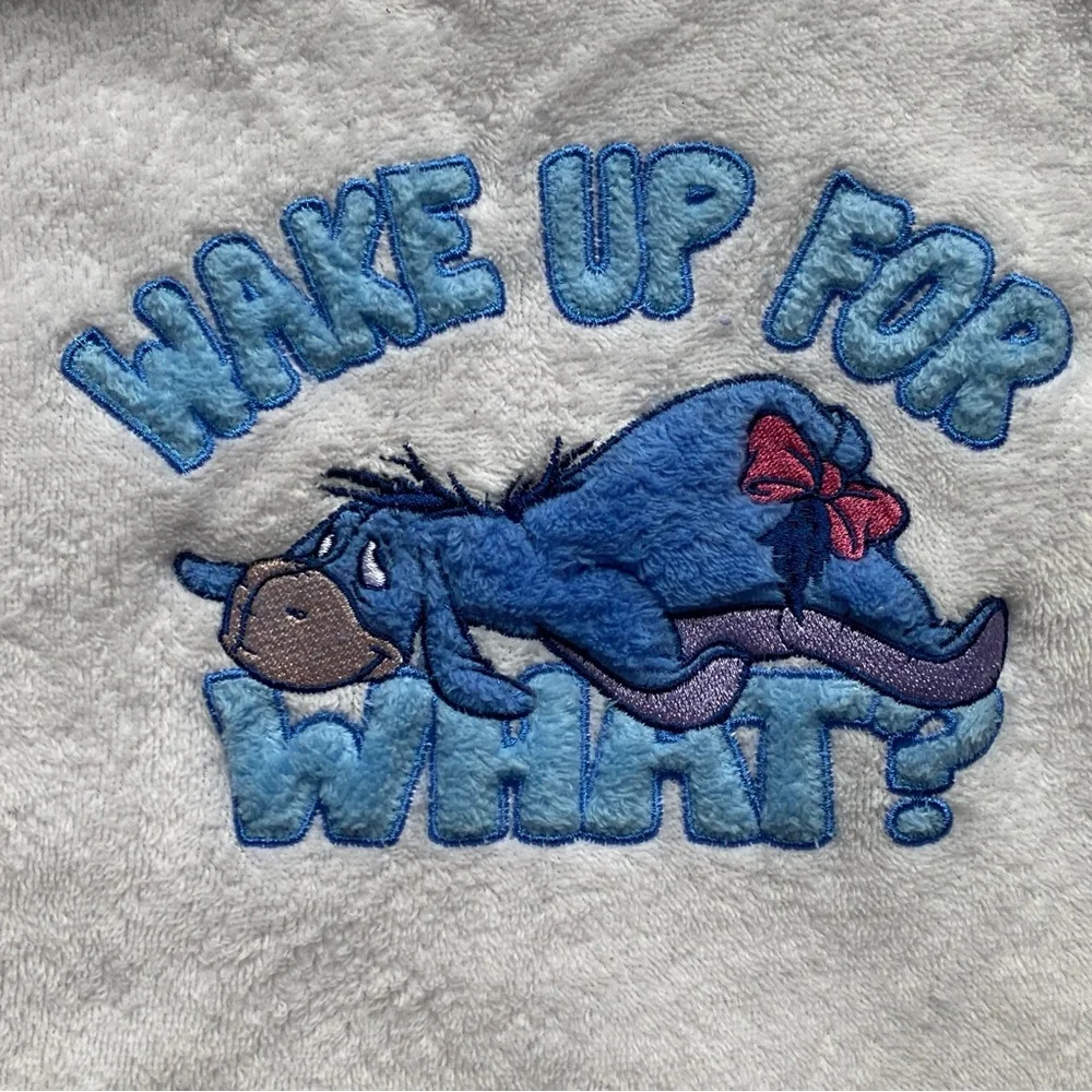 Disney Eeyore Sleepwear Pajama Top Soft Fleece Lounge Wear Women’s XL 16/18 - Picture 6 of 10
